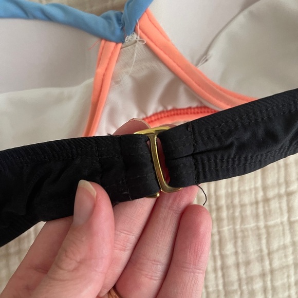 Gianni Bini Colorblock Bikini Set - Black, Blue, and Pink size S/M - Picture 8 of 10